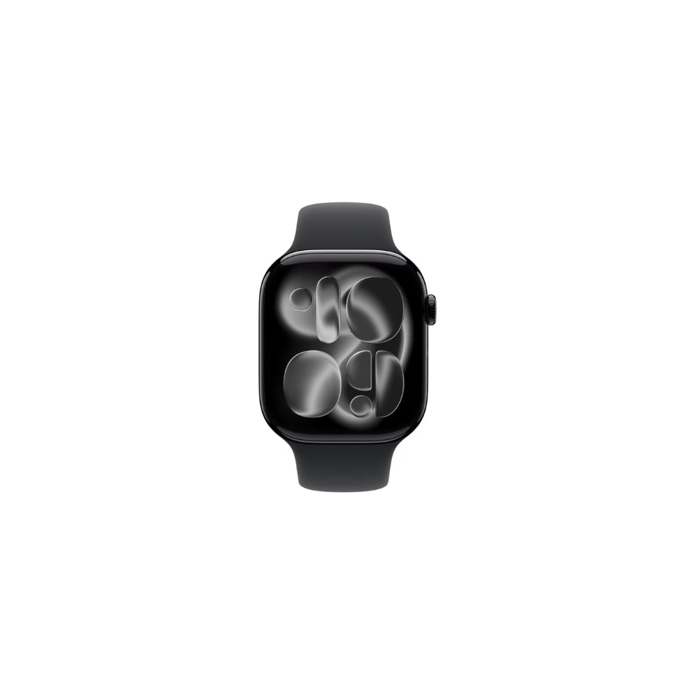 Apple Watch Series 11 GPS 46mm Gagatsvart Aluminium Svart Sportband M/L