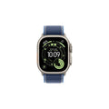 Apple Watch Ultra 3 GPS + Cellular 49mm Natural Titan Blue/Bright Blue Terrängloop S/M