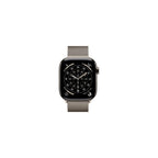 Apple Watch Series 11 GPS + Cellular 42mm Naturlig Titan Naturlig Milanesisk Loop