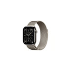 Apple Watch Series 11 GPS + Cellular 42mm Naturlig Titan Naturlig Milanesisk Loop