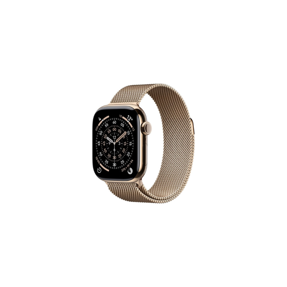 Apple Watch Series 11 GPS + Cellular 42mm Guld Titan Guld Milanese Loop
