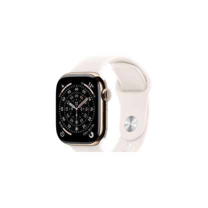 Apple Watch Series 11 GPS + Cellular 46mm Guld Titan Light Blush Sportband S/M