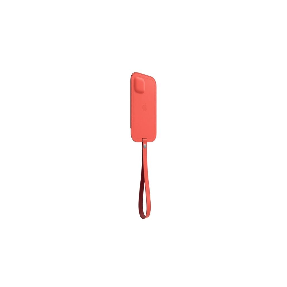 Apple Leather Sleeve MagSafe iPhone 12 mini Rosa citrus