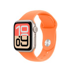 Apple Sportband 40 mm Clementine S/M – monterat på Apple Watch (klocka ingår inte)