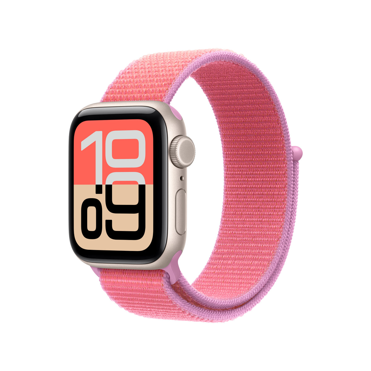 Apple Sport Loop 40 mm Bright Guava – monterat på Apple Watch (klocka ingår inte)