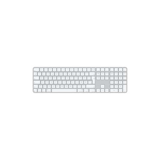 Magic Keyboard With Touch Id And Numeric Keypad For Mac Models With Apple Silicon Danish White Keys