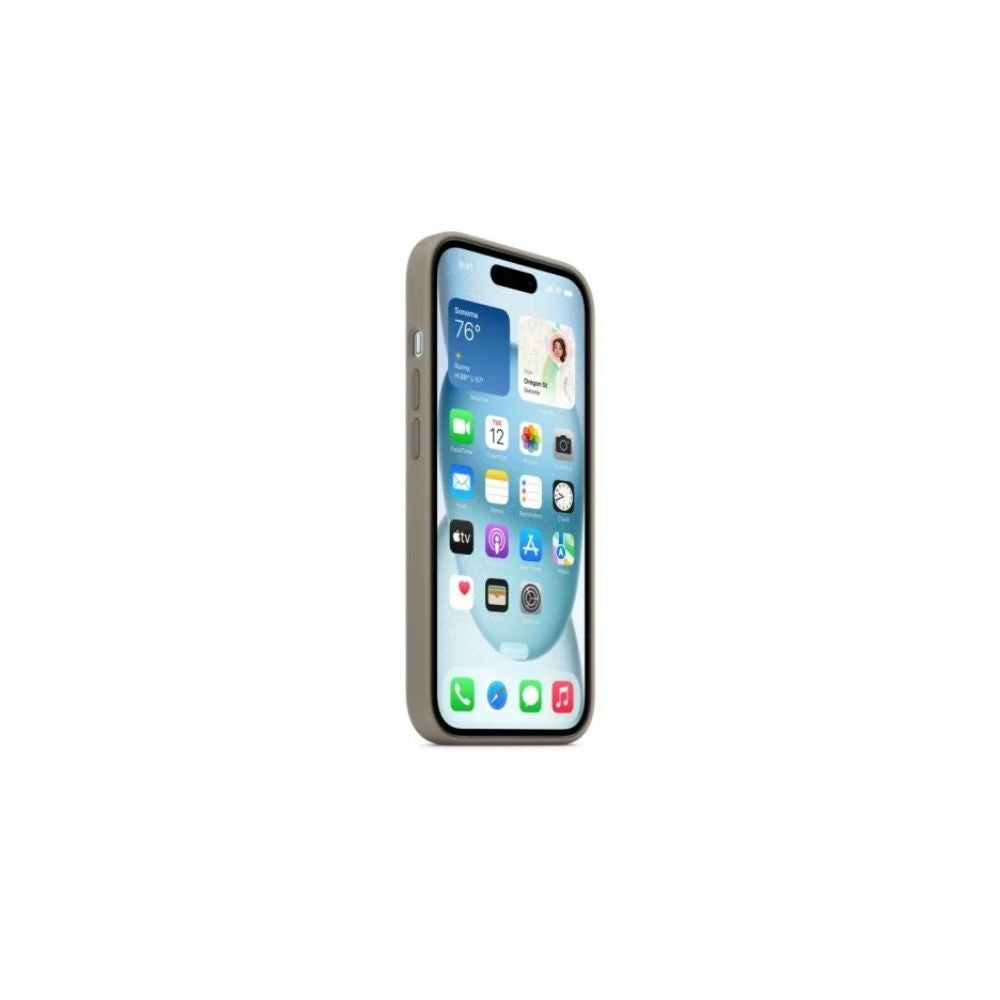 Apple iPhone 15 Silikonskal MagSafe Clay