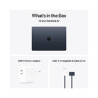 MacBook Air - 15,3" - M4 - 10-kärnig CPU & 10-kärnig GPU - 24GB RAM - 512GB SSD - Midnatt - 35W - US Keyboard