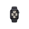 Apple Watch SE - GPS + Cellular - 44mm - Midnatt Aluminiumboett - Midnatt Sportband M/L