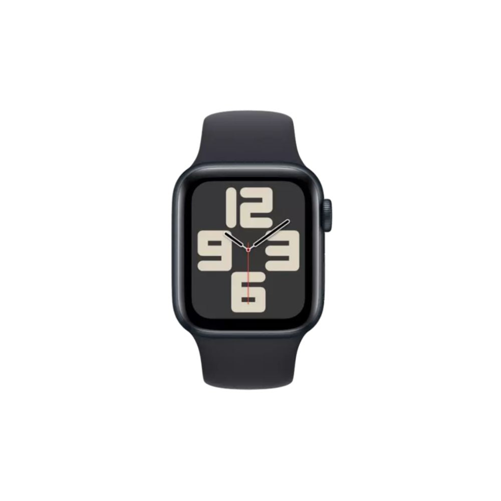 Apple Watch SE - GPS + Cellular - 44mm - Midnatt Aluminiumboett - Midnatt Sportband M/L