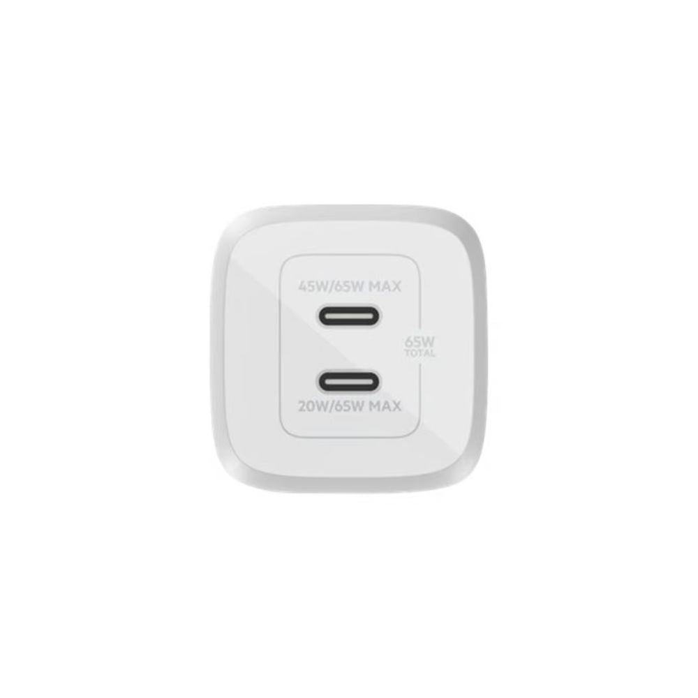 Belkin BoostCharge PD PPD Dual USB-C Gan Charger