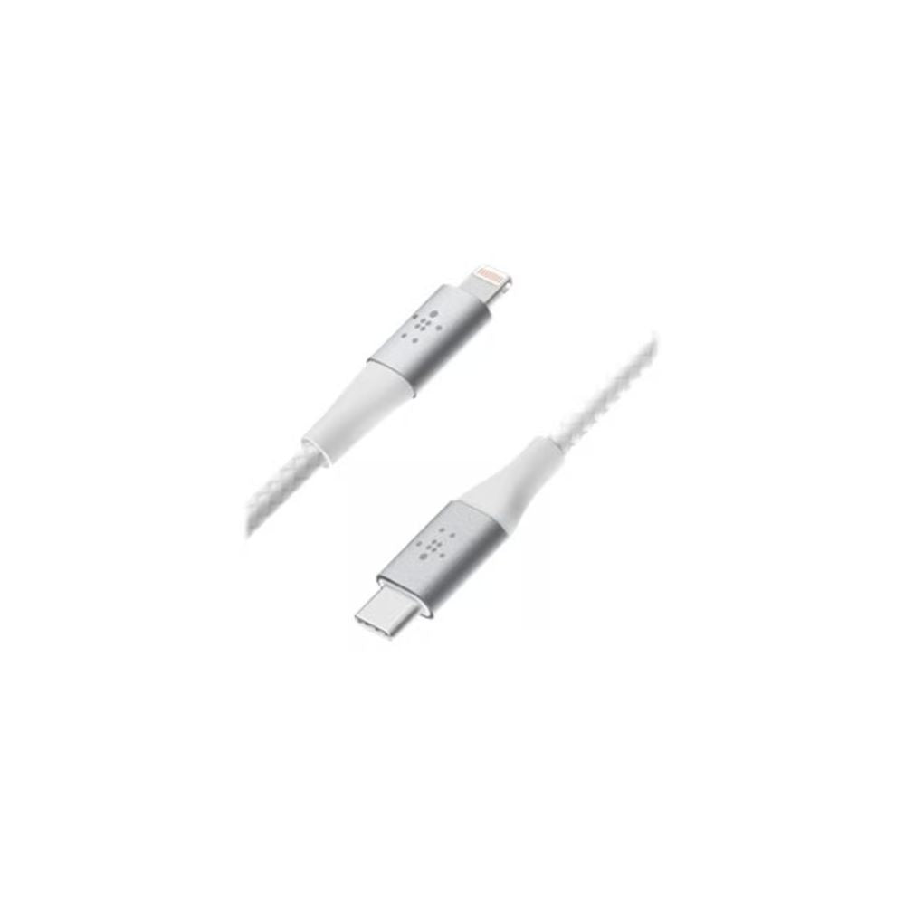 Belkin Lightning -> USB-C Kabel Flätad
