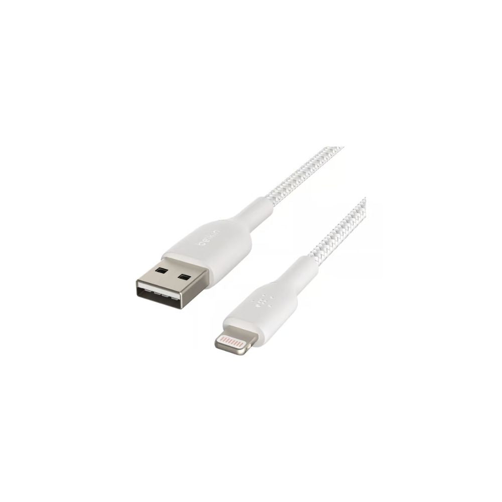 Lightning -> USB-A Kabel Flätad