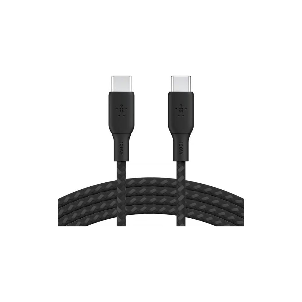 Belkin BoostCharge USB-C Till USB-C Kabel 100W Flätad