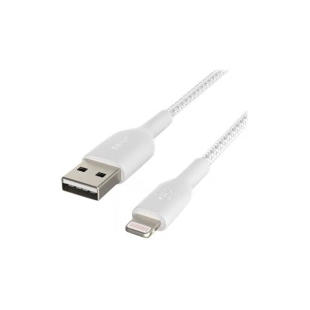 Lightning -> USB-A Kabel Flätad