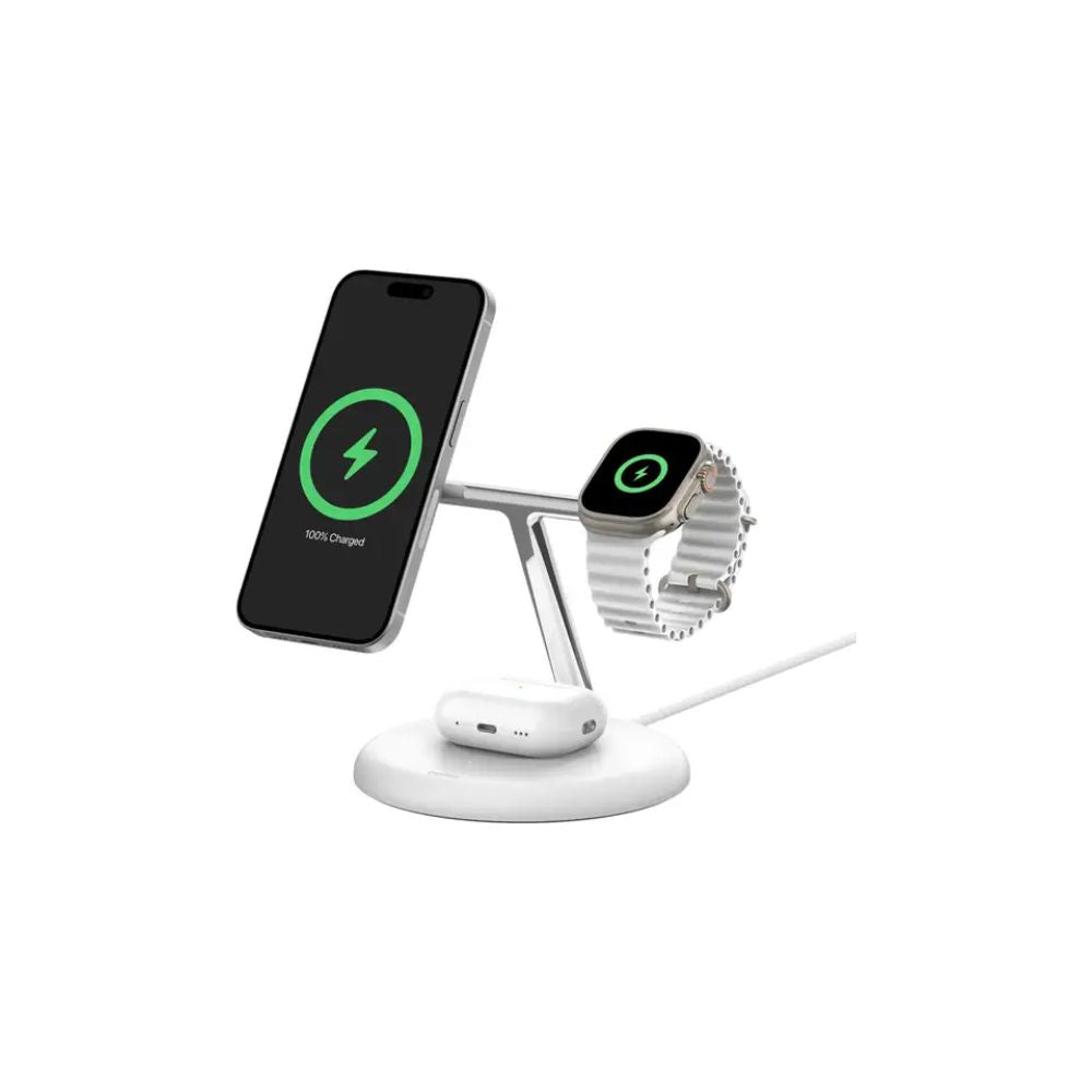 3 In 1 Trådlöst Laddställ Magnetisk