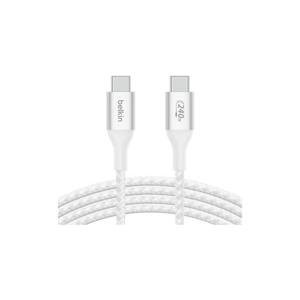 Belkin BoostCharge 240W USB-C Till USB-C kabel Flätad