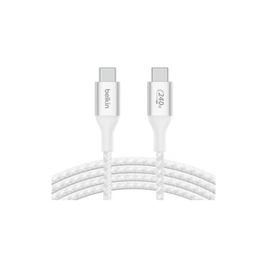 Belkin BoostCharge 240W USB-C Till USB-C kabel Flätad