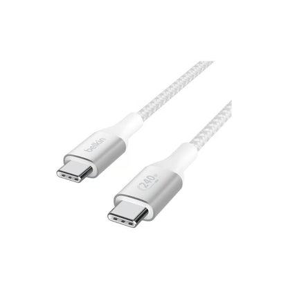 Belkin BoostCharge 240W USB-C Till USB-C kabel Flätad