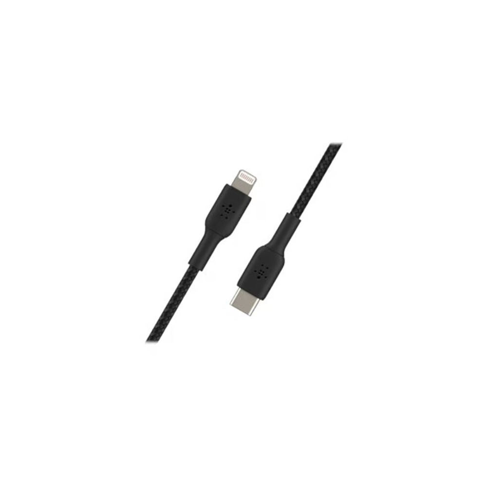 Lightning -> USB-C Kabel Flätad
