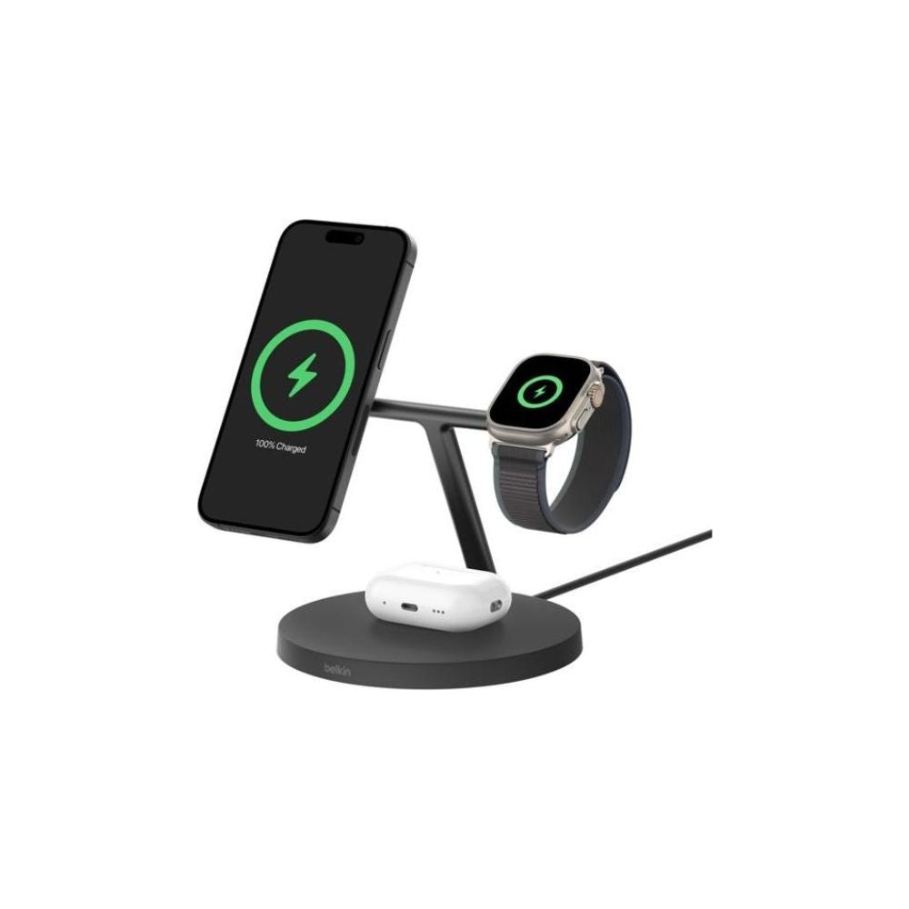 Belkin 3 in 1 Trådlös Magsafe Laddare
