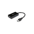 StarTech USB 3.0 till Gigabit-nätverksadapter med inbyggd USB-hubb med 2 portar