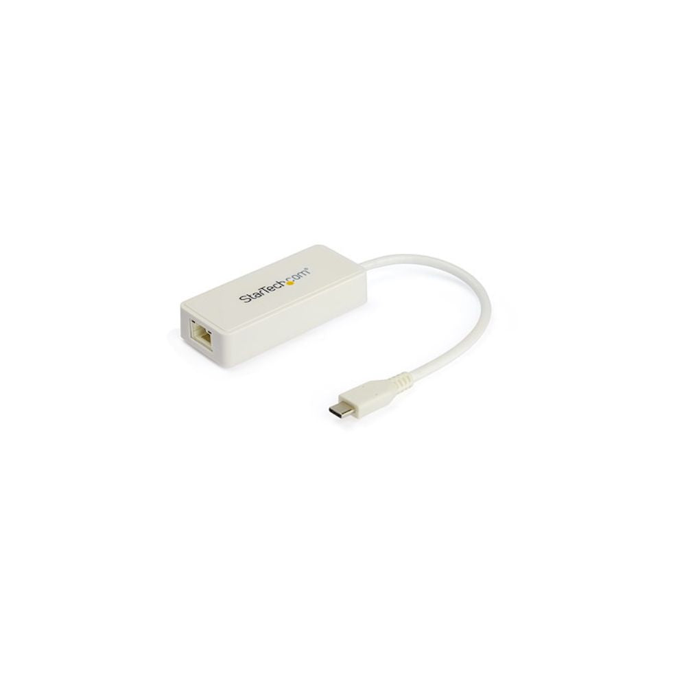 StarTech USB-C -> Ethernet Adapter Med Extra USB-A Port