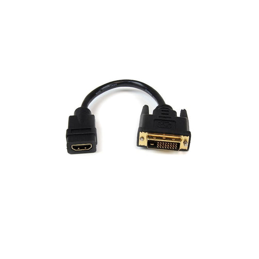 Startech 20cm Hdmi till Dvi Dongle Adapter Cabl Hdmi Female till Dvi D Male