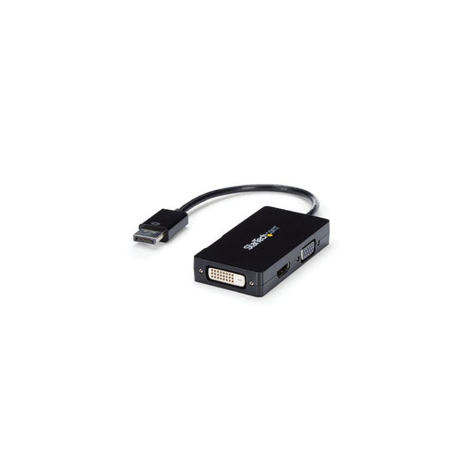 Startech Displayport till Vga / Dvi / Hdmi Adapter 3 In 1 Dp Converter