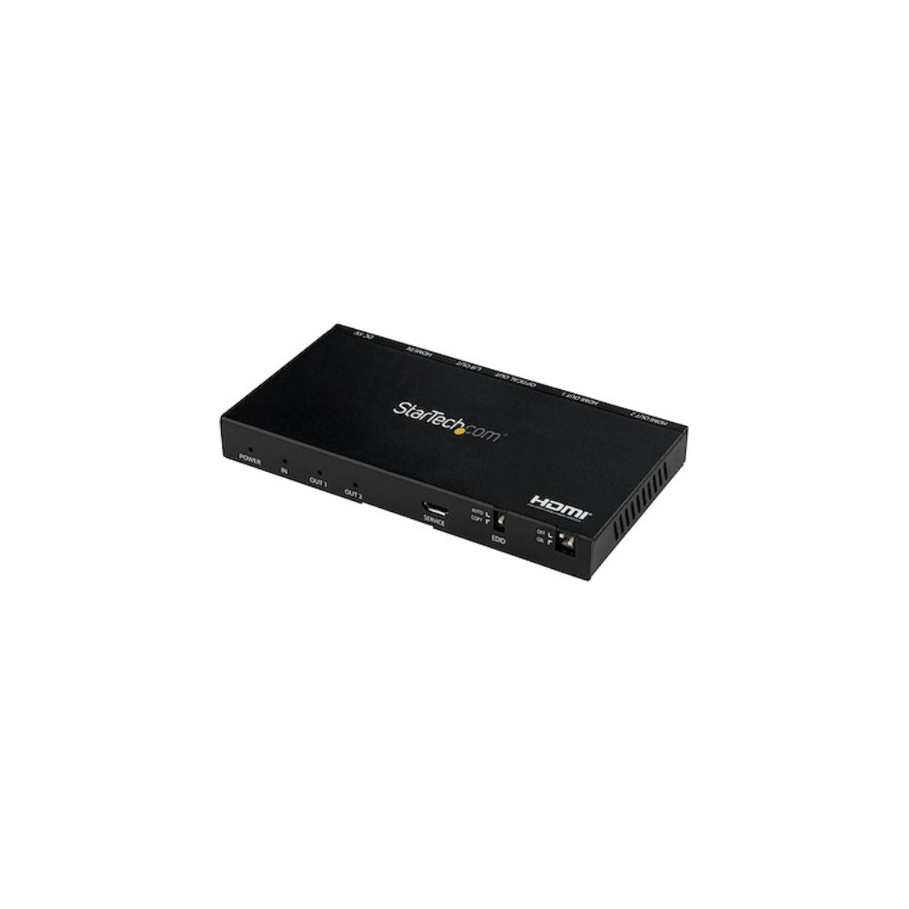 Startech Hdmi Splitter 2 Port Hdmi 2.0 4K 60Hz With Scaler 7.1 Sound