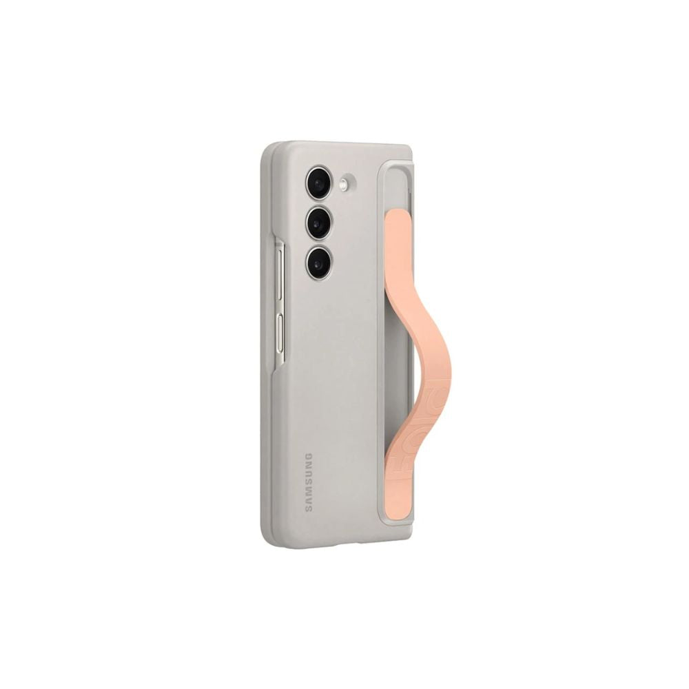 Samsung Galaxy Fold 5 Standing Case With Strap Sandfärg