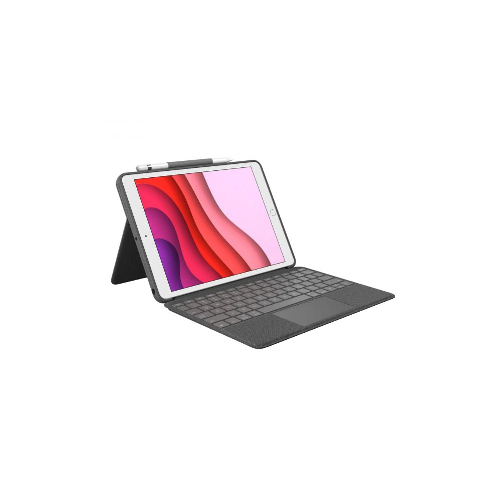 Logitech Combo Touch för iPad (7/8/9 Gen) - UK Keyboard
