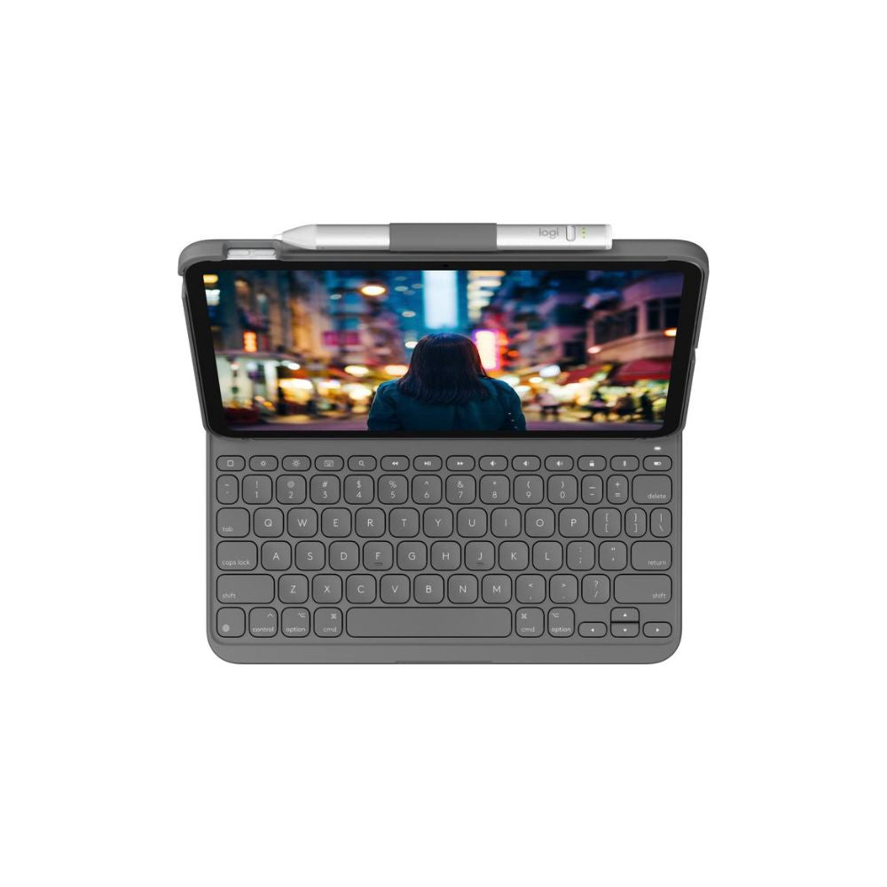 Logitech Slim Folio för iPad (10 Gen) - UK Keyboard