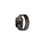 Apple Watch Series 10 - GPS + Cellular - 46mm - Skiffer Titanboett - Skiffer Milanesisk Loop S/M