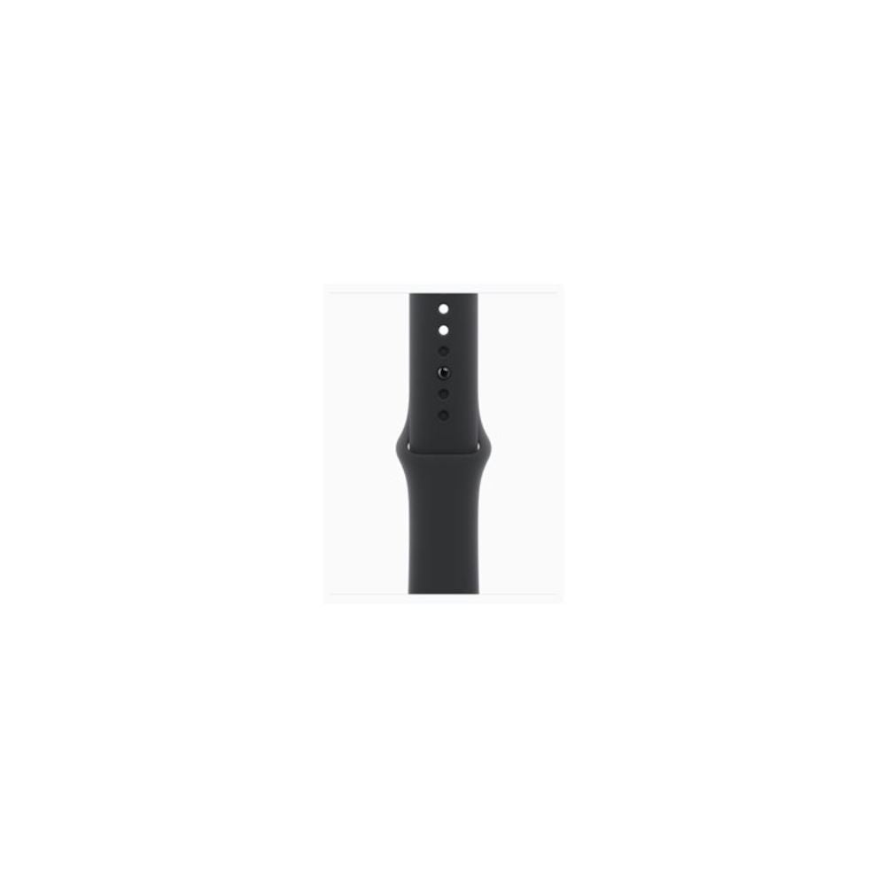 Apple Watch Series 10 - GPS + Cellular - 42mm - Svart Aluminiumboett - Svart Sportband S/M