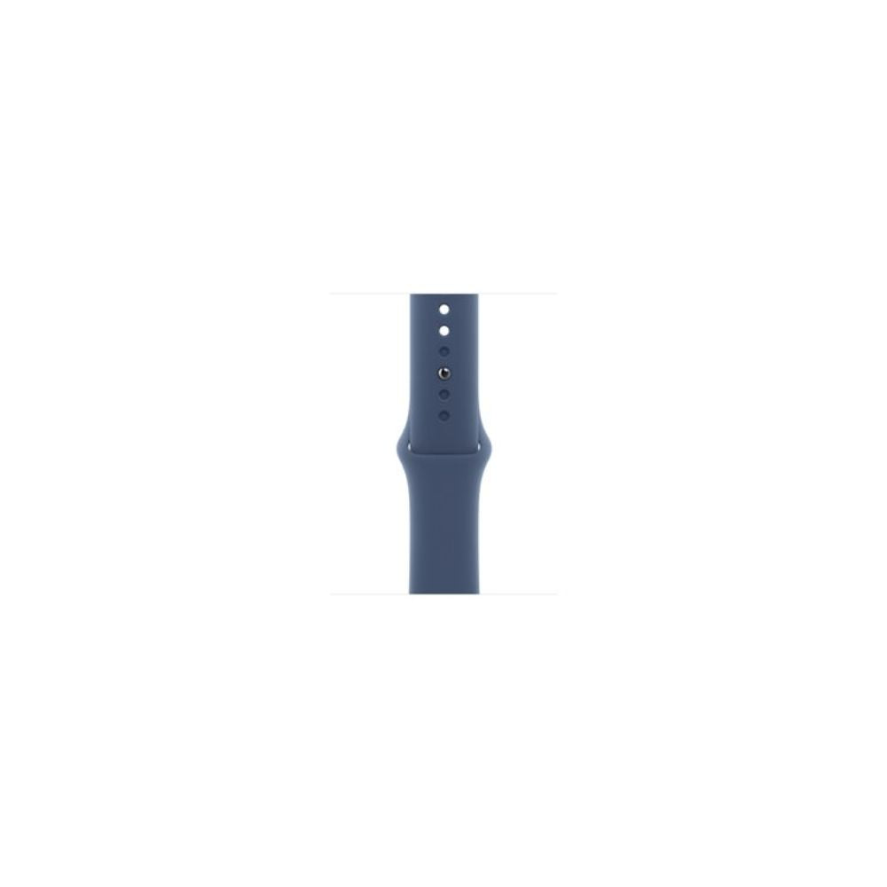 Apple Watch Series 10 - GPS - 42mm - Silver Aluminiumboett - Denim Sportband M/L