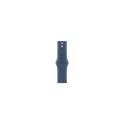 Apple Watch Series 9 - GPS - 41mm - Silver aluminiumboett - Stormblå Sportband M/L