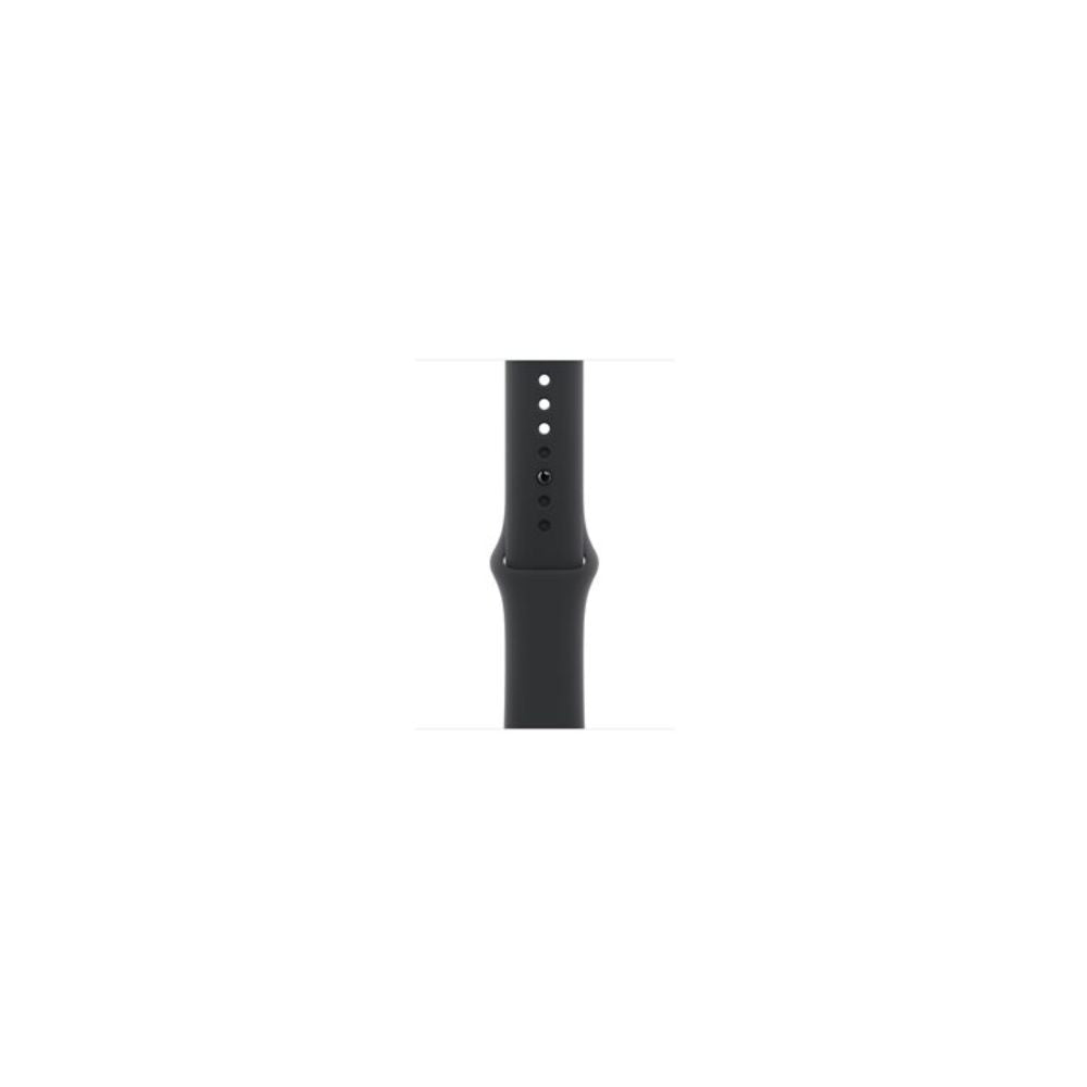 Apple Watch Series 10 - GPS - 42mm - Svart Aluminiumboett - Svart Sportband M/L