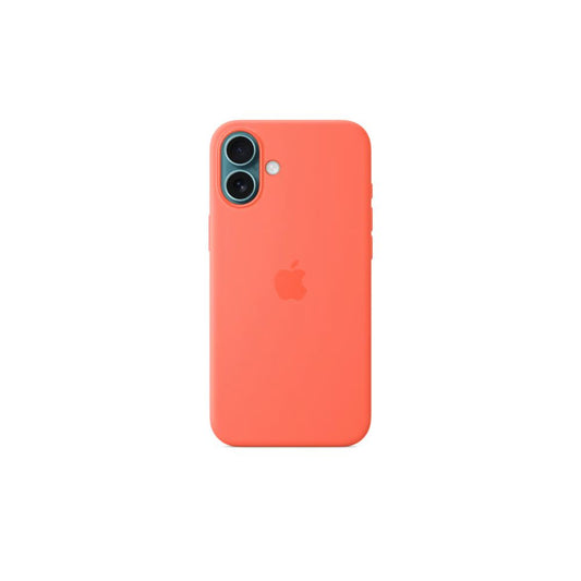 Apple Silikonskal med MagSafe till iPhone 16 Plus - Orange