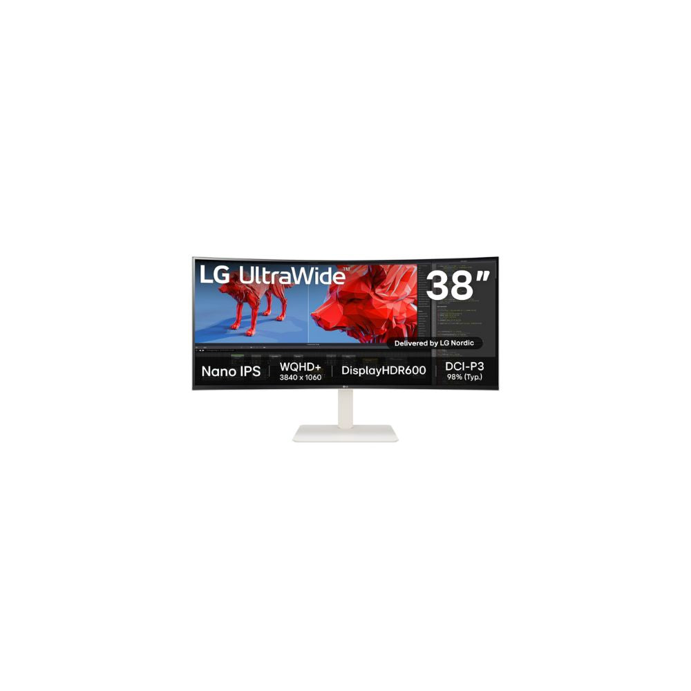 LG UltraWide 38WR85QC-W 38" - Ultrawide - Böjd - 3840x1600 - Nano IPS - 144Hz