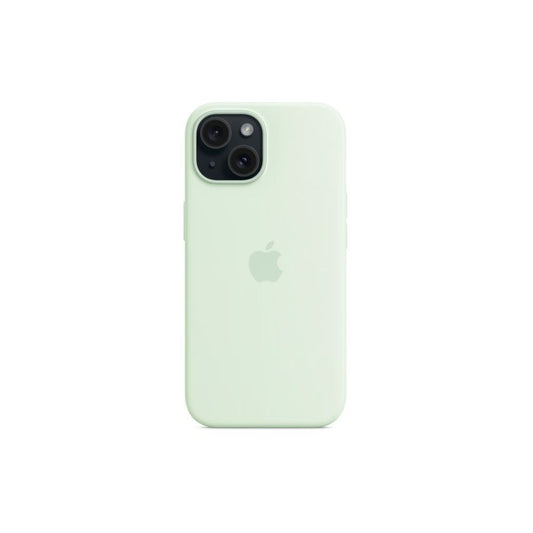 Apple Silikonskal med MagSafe Till iPhone 15 - Mint
