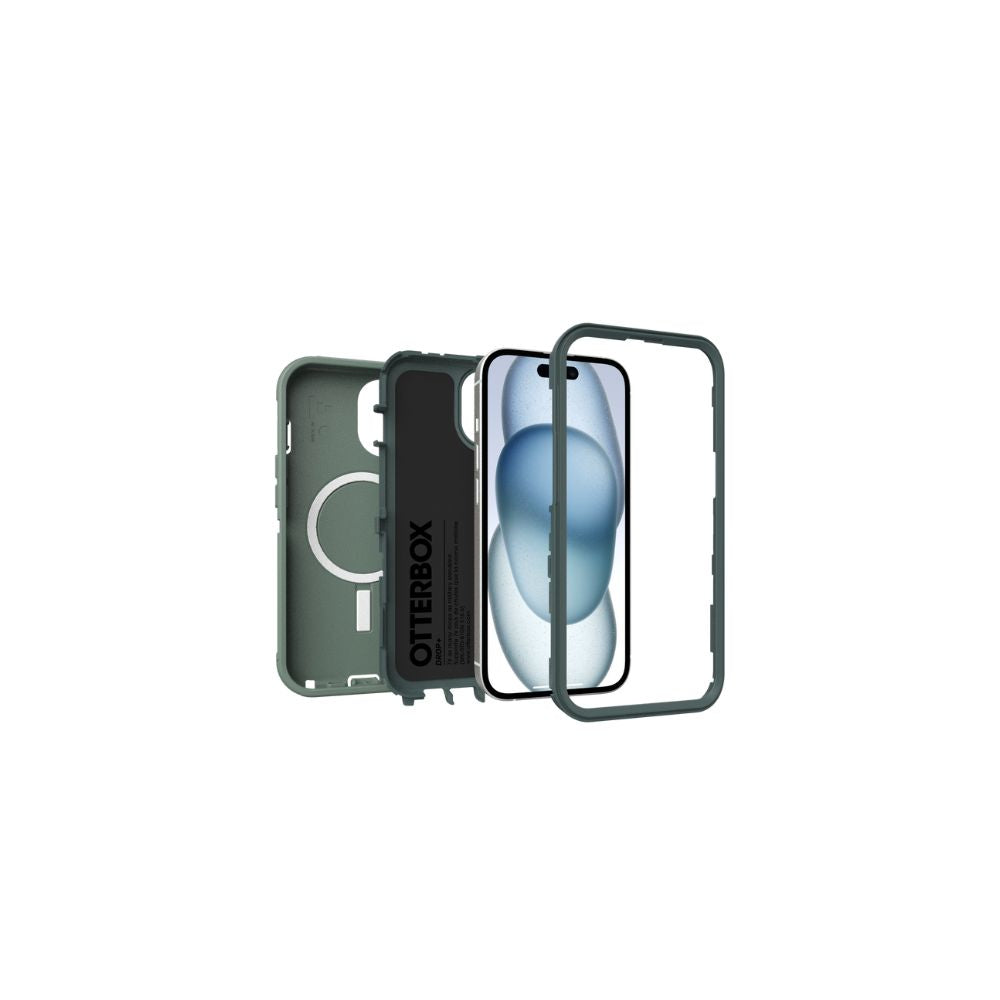 Otterbox Defender Skal med MagSafe  för iPhone 15/14/13 Grön