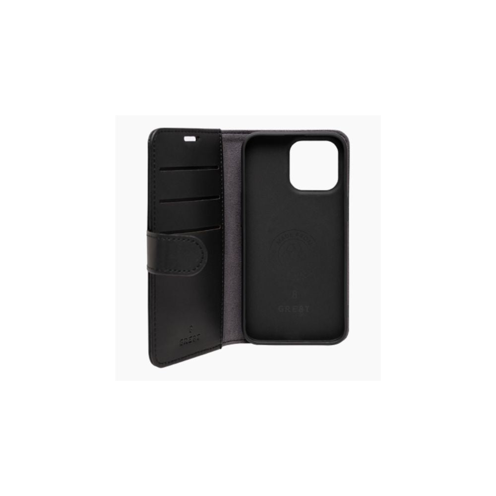 Gre8t Plånboksfodral iPhone 14 - Svart