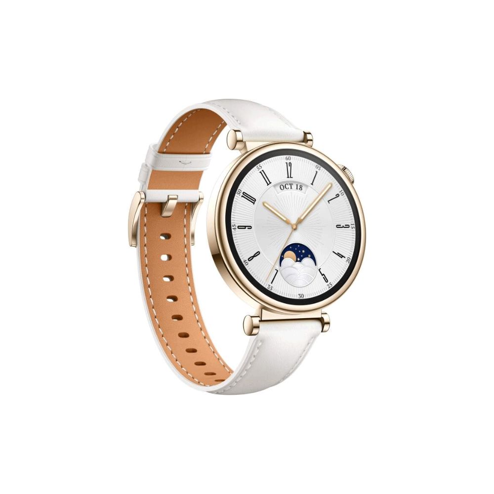Huawei Watch GT 4 Classic Rostfritt stål Case 41mm Vit