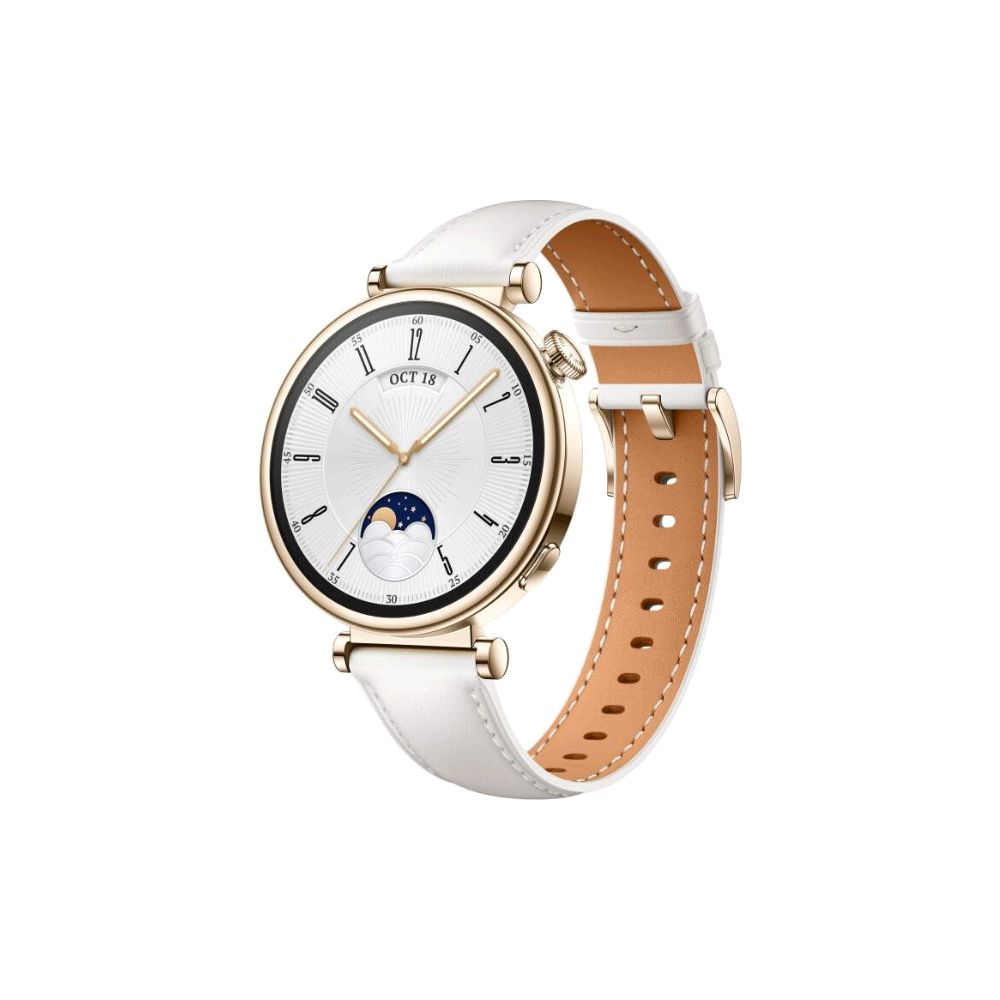 Huawei Watch GT 4 Classic Rostfritt stål Case 41mm Vit