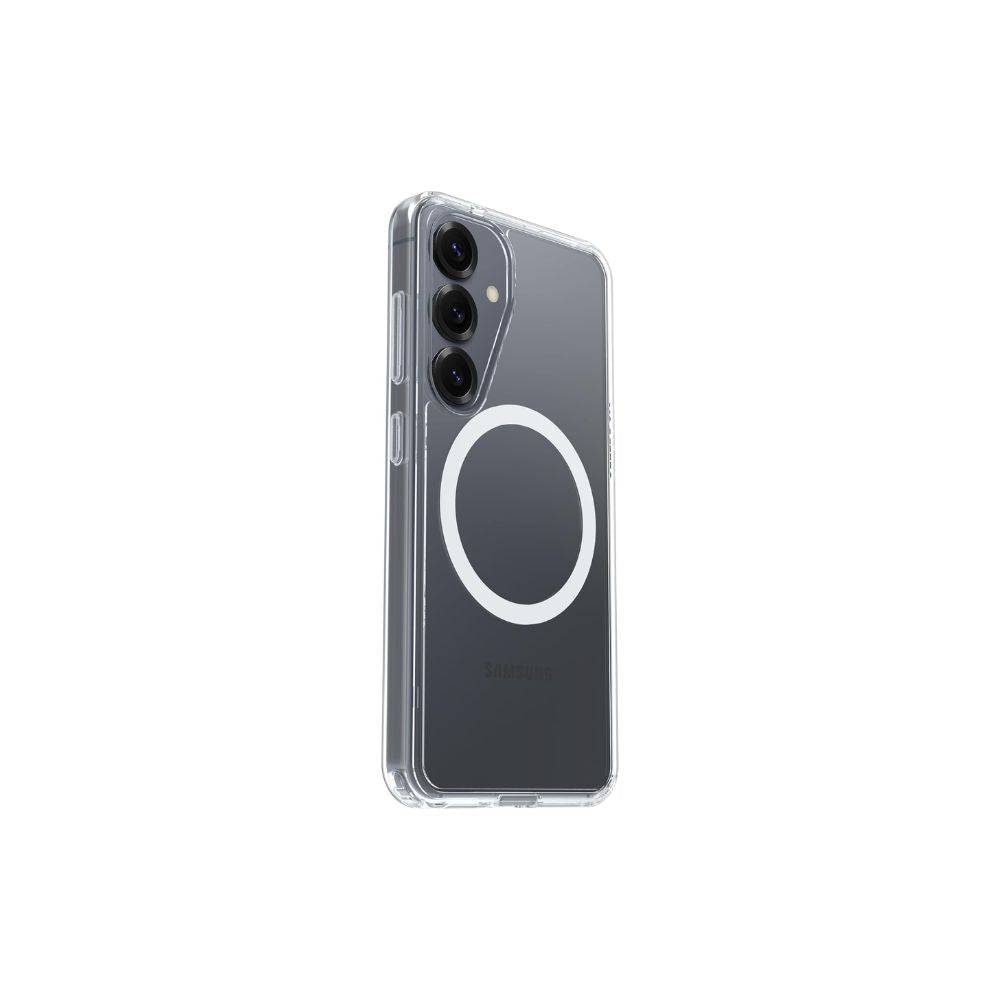 OtterBox Symmetry Clear Magnets Skal för Samsung Galaxy S25 Transparent