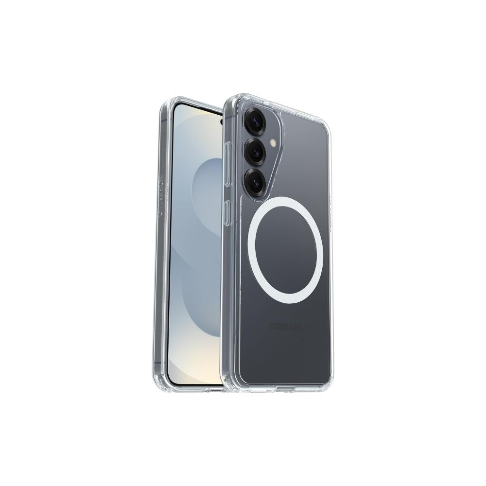OtterBox Symmetry Clear Magnets Skal för Samsung Galaxy S25 Transparent