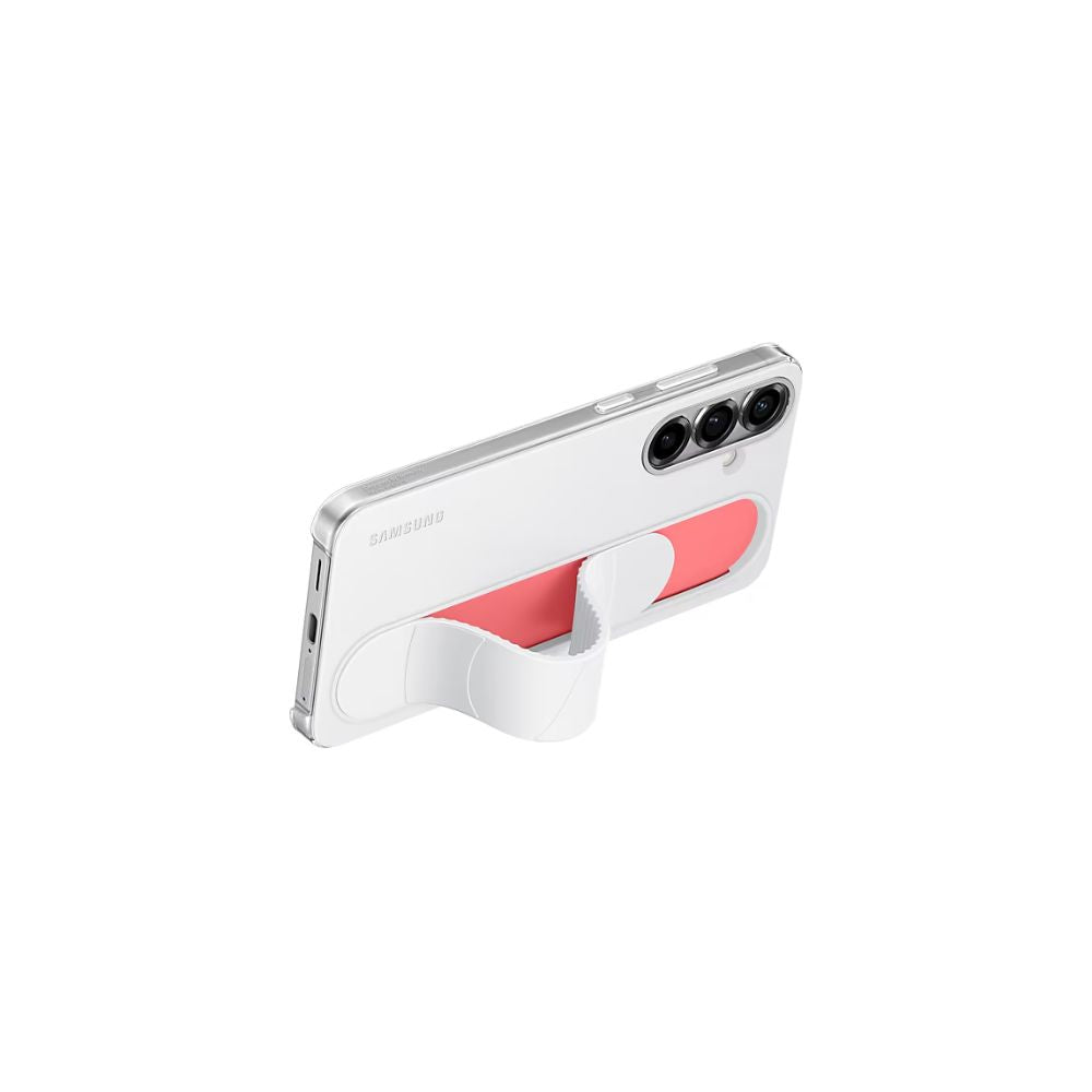 Samsung S25 Standing Grip Skal Vit
