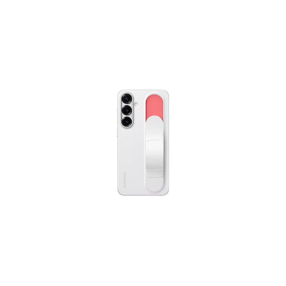 Samsung S25 Standing Grip Skal Vit