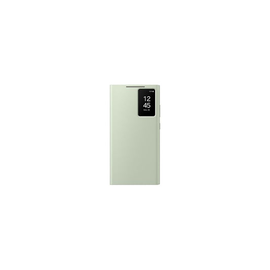 Samsung S24 Ultra Smart View Wallet Skal Ljusgrön